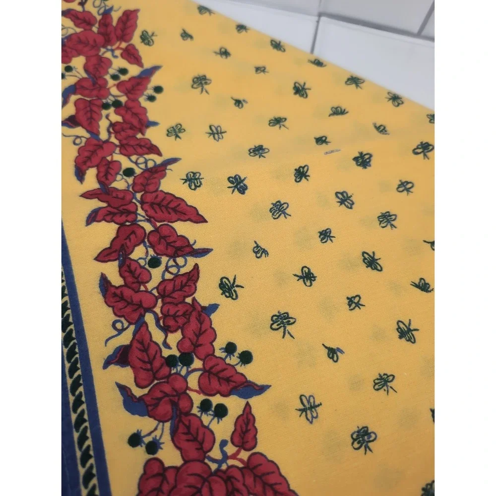 William Sonoma French Provence Bee Napkins Floral Country Set 4 Vintage  19